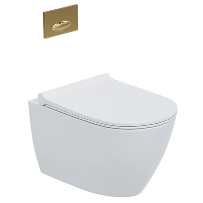 Wall hung toilet bowl BOCCHI Venezia 1295-001-0129 white, with microlift — Ver 2