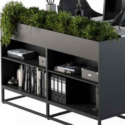 Office Furniture - employee Set 15 — Вид 3