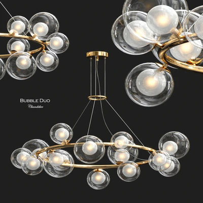 Bubble Duo Chandelier by Freya — Ver 1