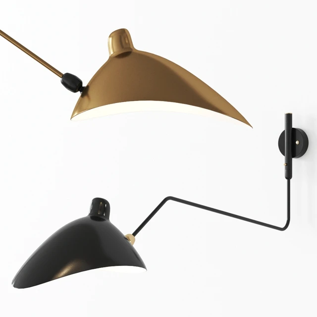 Serge Mouille AP1BC Wall Lamp Sconce — Descargar