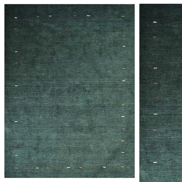 Contemporary Silk Green Indian Oriental Area Rug — Descargar