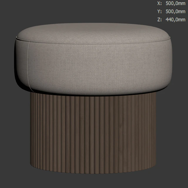 Bench and pouf Nala By Westwing Collection — Descargar