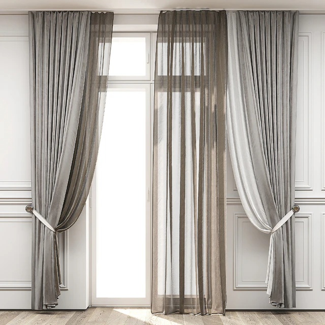 Curtains with balcony doors 512 — Descargar