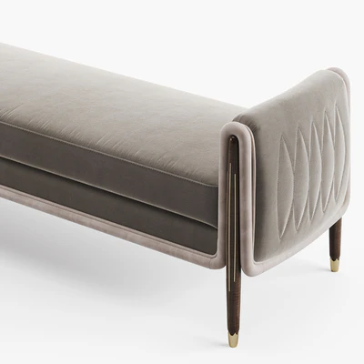 Theodore Alexander Grace end of bed Bench — Ver 3