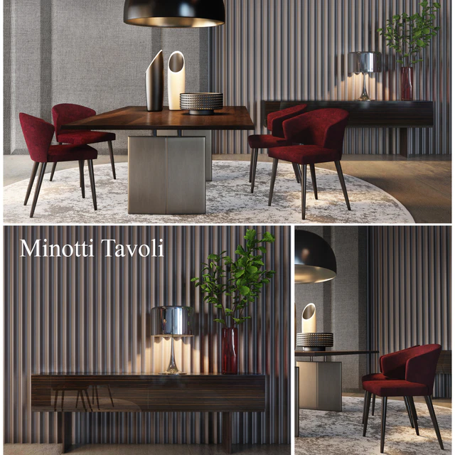 Minotti Tavoli Dining Furniture — Скачать