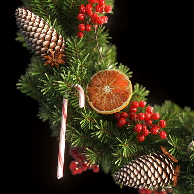 Christmas wreath 66cm — Ver 2