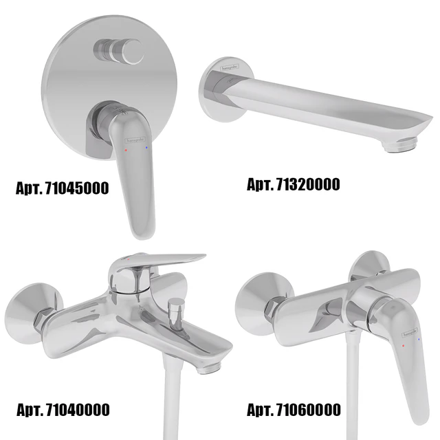 Коллекция смесителей для ванны HANSGROHE| Novus SET 2 — Скачать