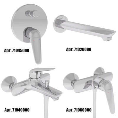 Коллекция смесителей для ванны HANSGROHE| Novus SET 2 — Скачать