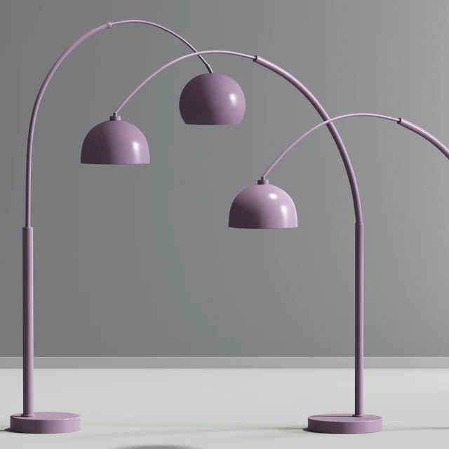 Modern Arc Floor Lamp Set 02 — Download