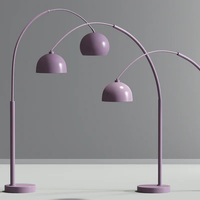 Modern Arc Floor Lamp Set 02 — View 2