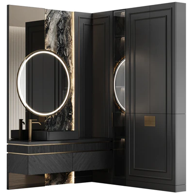Bathroom furniture 35 in neoclassical style — View 4
