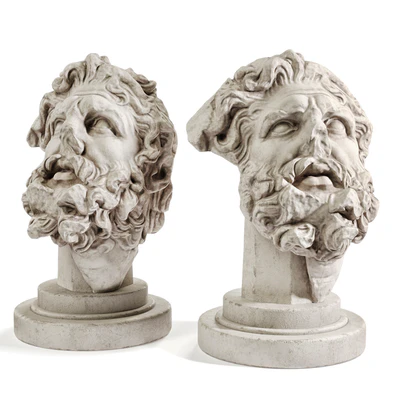 Giant's head bust sculpture — Ver 1