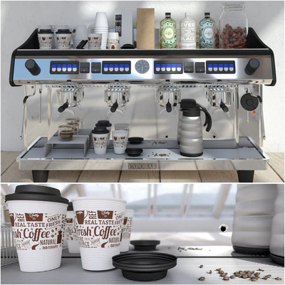 Expobar 4 Group Megacrem Coffee Machine — Вид 1
