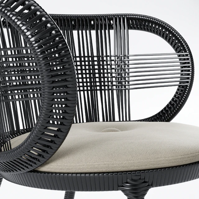 Dedon The Cirql Armchair 4-leg — Скачать