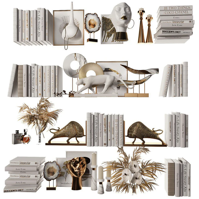 Decorative set for filling shelves 8 — Descargar
