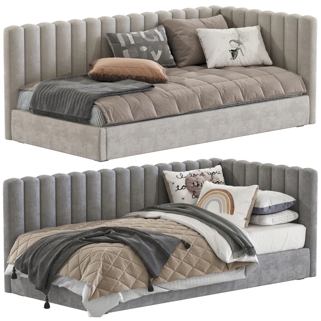 Кровать-диван Avalon Upholstered Corner Bed — Скачать