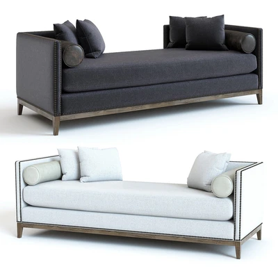 West Elm Nailhead Double Chaise — Ver 1
