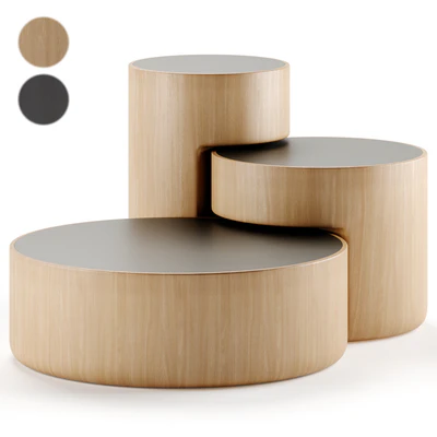 Levels Set of 3 Nesting Tables by Dan Yeffet &  Lucie Koldova — Вид 1