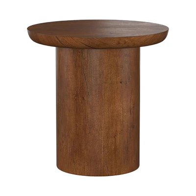 OSLO PEDESTAL ROUND SIDE TABLE — View 4