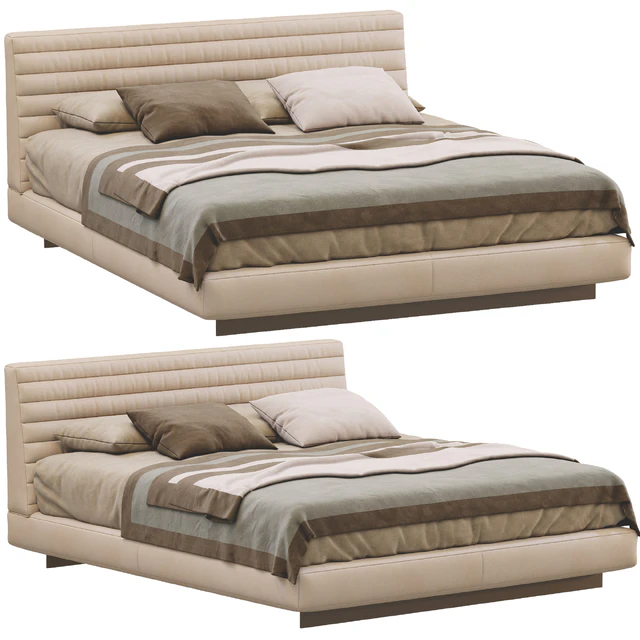 Bed roger by minotti — Descargar