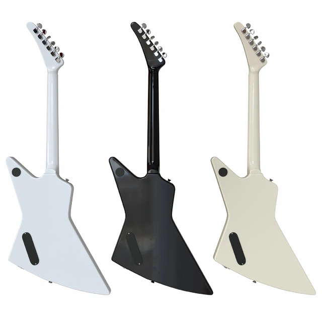 Gibson Explorer Electric Guitar - (White, Black, Beige) — Download