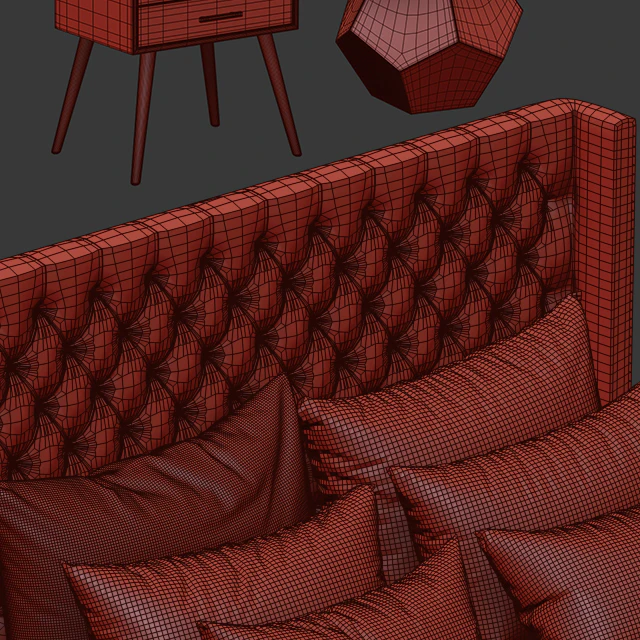 Dark chesterfield bed — Descargar