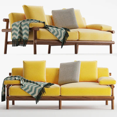 B&B italia Ayana sofa 2 seats — Ver 1