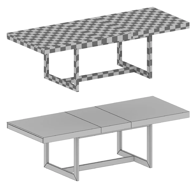 Обеденный стол Archive Extension Storage Dining Table Open (Crate and Barrel) — Скачать