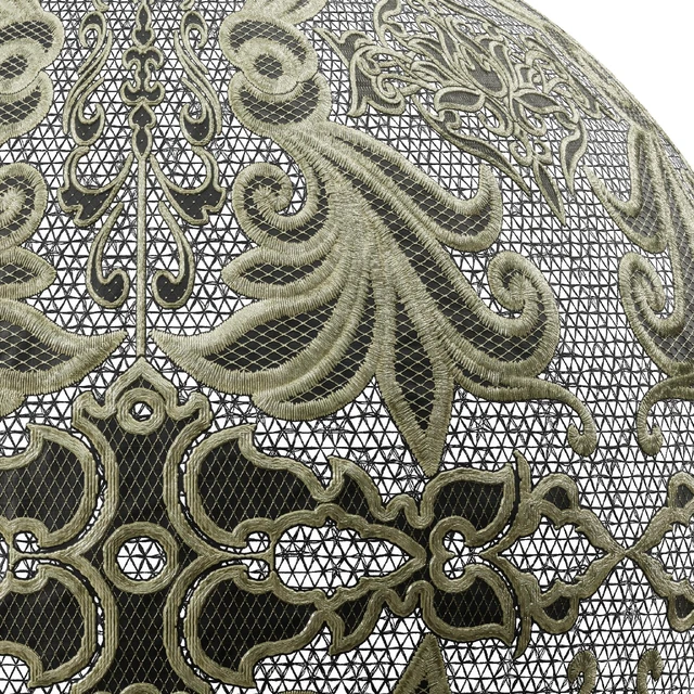 Lace Embroidery 08 | 4K | PBR | PNG | SBSAR — Descargar
