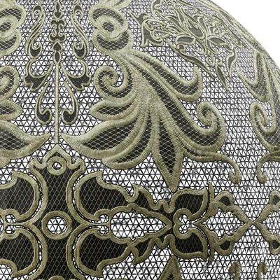 Lace Embroidery 08 | 4K | PBR | PNG | SBSAR — Ver 4