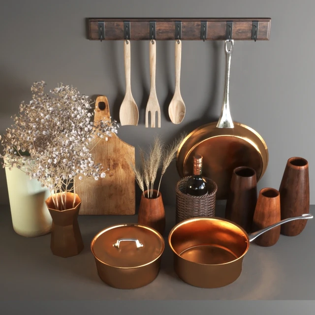 set135 -rustic kitchen set — Descargar