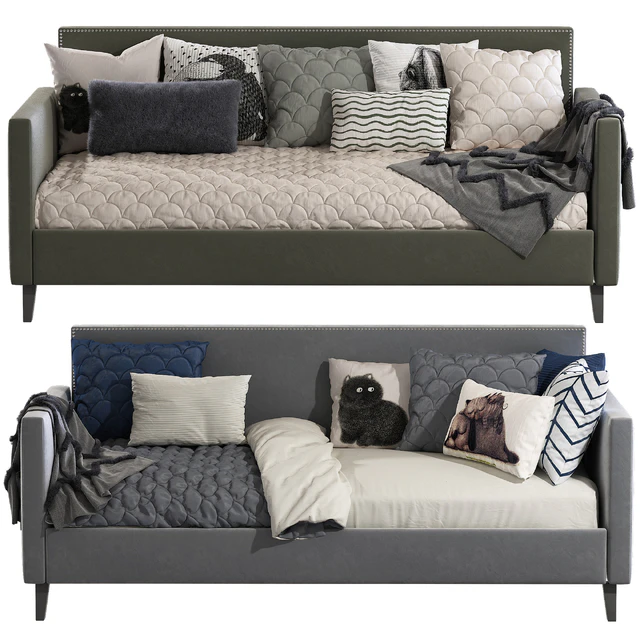 Bed-sofa Guizar Back Twin Daybed — Descargar
