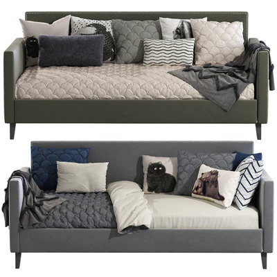 Bed-sofa Guizar Back Twin Daybed — Ver 3