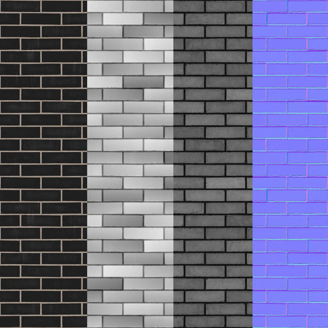 Black brick tiles — Descargar