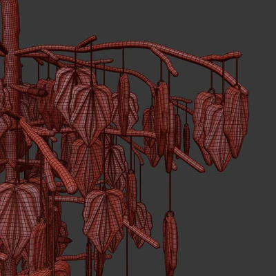 Sugar Leaf: Glass Leaf Twenty-Six-Light Chandelier — Ver 3