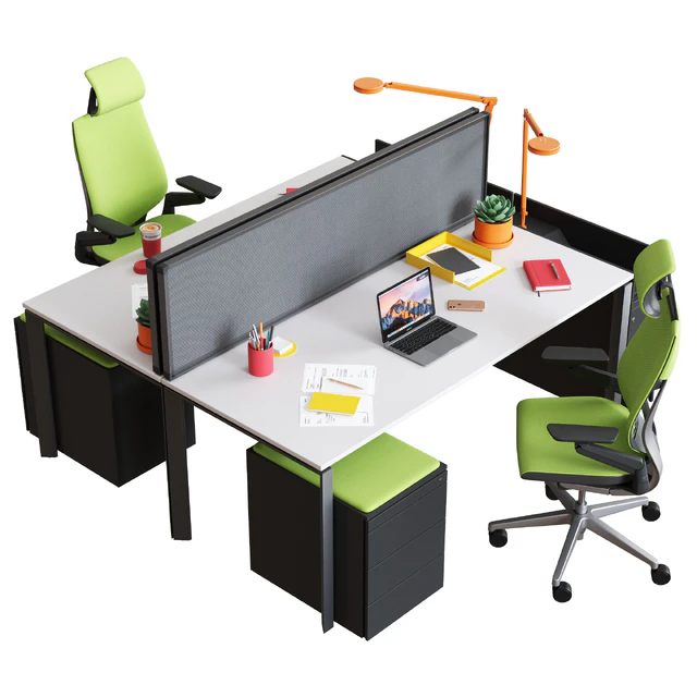 Steelcase - Office Table FrameOne Work Space — Скачать