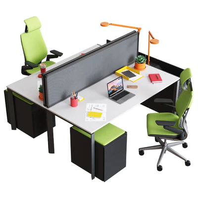 Steelcase - Office Table FrameOne Work Space — Вид 2