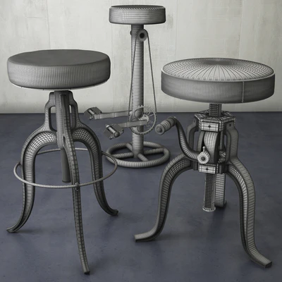 a collection of stools from loftdesigne — Ver 3