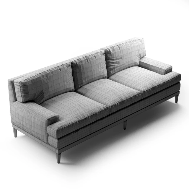 Sutton Sofa, Harbor Blue Velvet — Descargar
