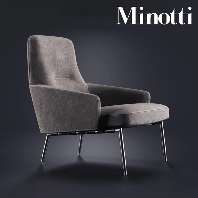 Minotti Coley Armchair — Descargar