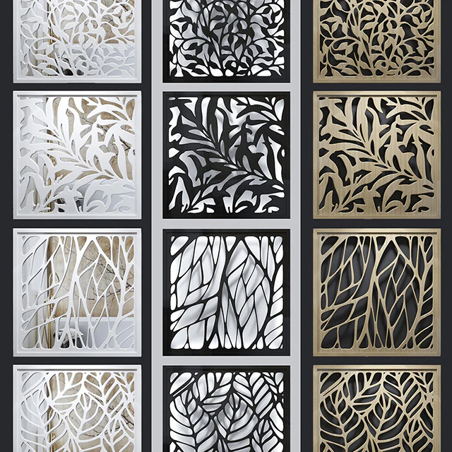 Set of decorative panels 01 (4pcs, 3c.) — Descargar