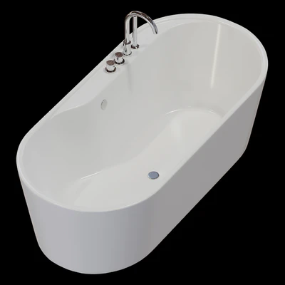 Freestanding bathtub BelBagno BB14-K — Ver 3