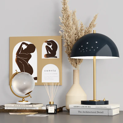 Decorative Set Zara Home with Dry Plants — Ver 3