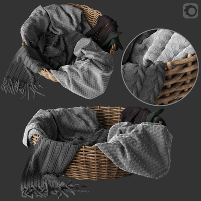 Basket of clothes 1 — descargar