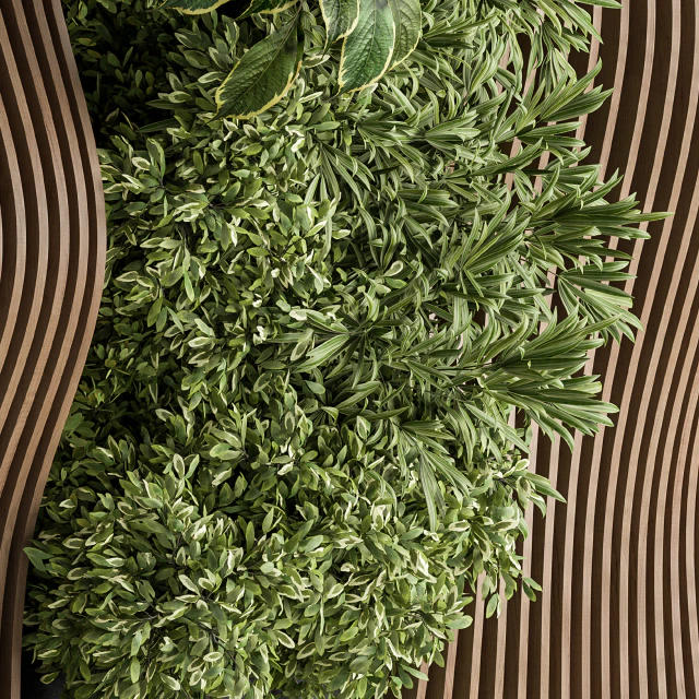 Vertical Garden Wood Parametric Wall - Wall Decor 30 — Скачать