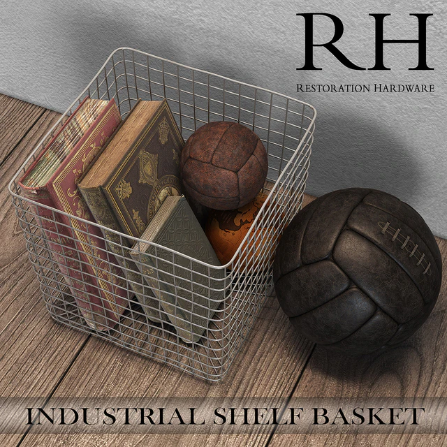 INDUSTRIAL SHELF BASKET — Descargar