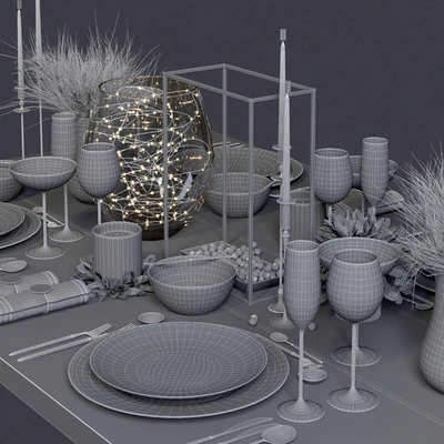 Luxury table setting L — Ver 3