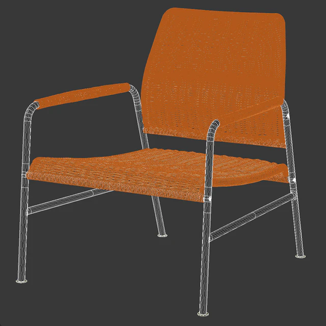ULRIKSBERG Anthracite rattan chair — Descargar