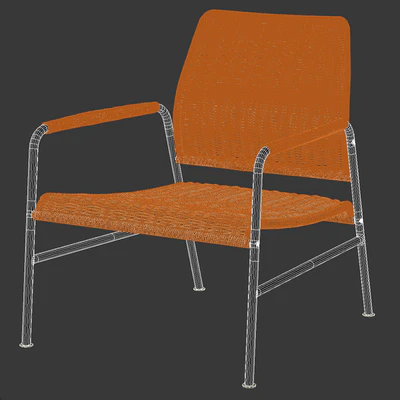 ULRIKSBERG Anthracite rattan chair — Ver 2