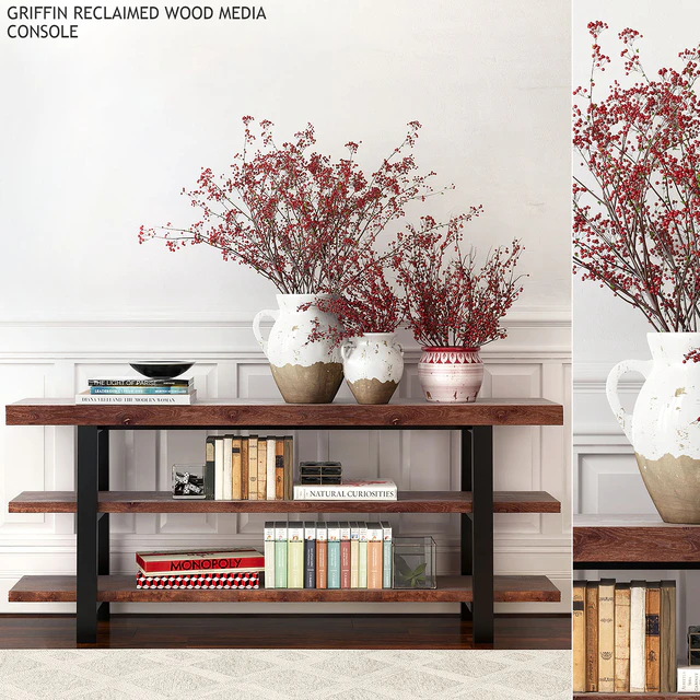 Pottery barn GRIFFIN RECLAIMED WOOD MEDIA CONSOLE — Descargar